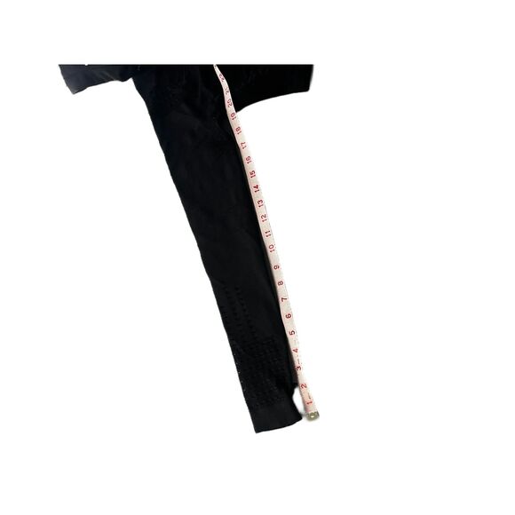 BBG Black Seamless Crop Top & Leggings Set - Size Large - Picture 6 of 7